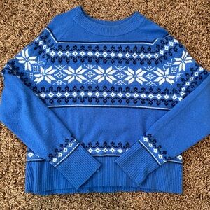 J. Crew “Fair Isle Crewneck Sweater”